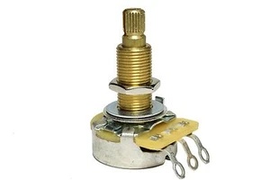 CTS 250K langer Schaft Audio geteilter Schaft Topf US feiner Spline Potentiometer - Bild 1 von 3