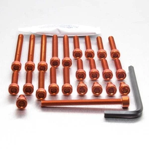 Kit Visserie moteur Kawasaki ZX400C Race Spec Orange - Picture 1 of 1