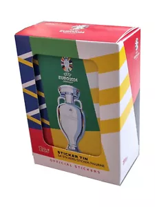 Topps UEFA EURO 2024 Sticker (SWISS VERSION) - 1x Mini Tin Sticker Sammeldose - Picture 1 of 1