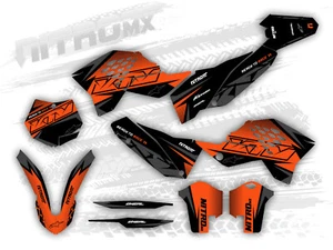 NitroMX Graphic Kit for KTM SX SXF 125 250 450 2007 2008 2009 2010 Motocross MX - Picture 1 of 1