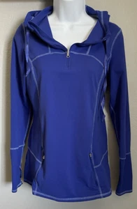 Chaqueta pulóver azul elástica mediana KIRKLAND Signature para mujer 1/4 cremallera - Imagen 1 de 10