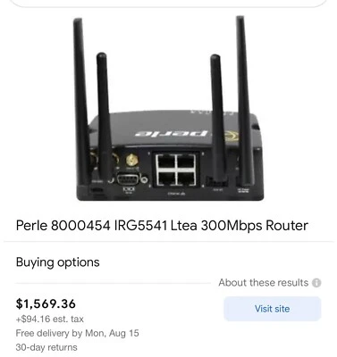 perle router brand new in box! IRG5541 LTEA 300 MBPS router - Image 1 of 4