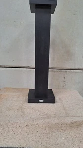 Bespoke Handmade Solid Oak Speaker Stands TLW UNO DELUXE - BLACK - Picture 1 of 11
