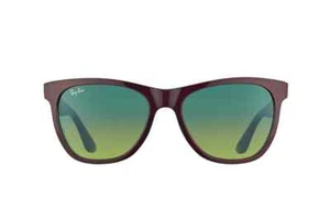 New Ray Ban RB4184 6114 3M Violet Plastic Frame Green Gradient Lens Sunglasses - Picture 1 of 3