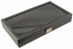 Large Jewellery Coin Pen Stamp Display Storage Case with Snap Close Acrylic Lid - Picture 1 of 1