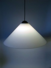 70s Oluce Vico Magistretti Lampe „Snow“ Pendel Leuchte suspension lamp annees 70