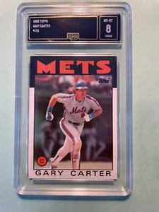 1986 Topps Gary Carter #170 - New York Mets - HOF - GMA 8 (NM-MT) - Picture 1 of 4