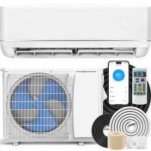 12k BTU Mini Split Air Conditioner Heat Pump System 21 SEER 220V Wifi Ductless - Picture 1 of 5
