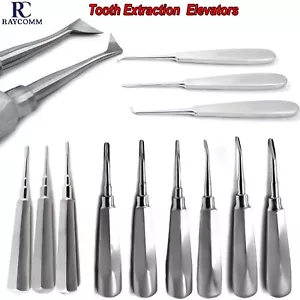 Dental Tooth Extraction Winter Cryer Coupland Warwick James Root Elevators Set - Picture 1 of 5