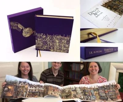 1st Print 1st Edition illustrated Collector's Harry Potter & Philosopher's Stone - Imagem 1 de 4