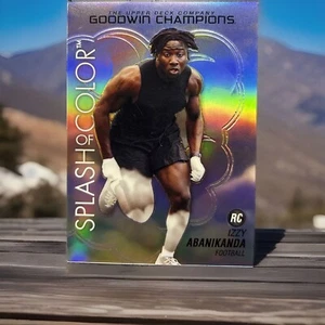 βοΈπ Izzy Abanikanda 2023 Goodwin Champions Exclusive Rainbow SKY #'D /99 πβοΈ - Picture 1 of 2