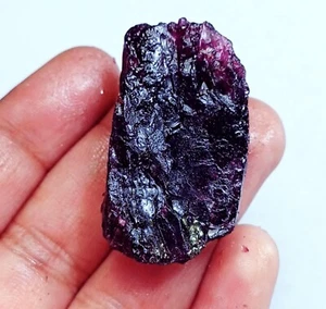 Piedra preciosa suelta extraída tierra áspera granate rojo natural 89,70 quilates con regalo gratis - Imagen 1 de 13
