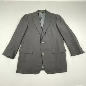 BROOKS BROTHERS Blazer de lana dorada para hombre 42R Gris carbón Traje Chaqueta de 3 botones - Imagen 1 de 19