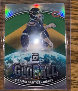 2021 Donruss Optic Global Cairo Santos Prizm GB-9 Bears - Picture 1 of 2