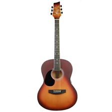 Kona K391LHSB Lefthanded Parlor Series 39inch Acoustic Guitar With Spruce