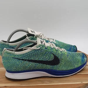 Nike Flyknit Racer Herren Größe 11 Laufen Turnschuhe Ruhig Grün Sportschuhe - Bild 1 von 18