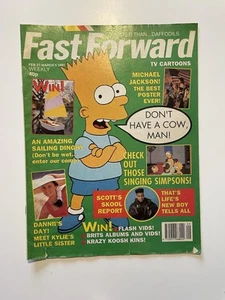 Fast Forward Magazines Issue 77 1991 Bart Simpson - Picture 1 of 1