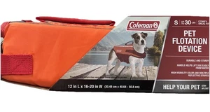 Dispositivo de flotación de mascotas Coleman para perros pequeños de hasta 30 libras mango alta visibilidad - Imagen 1 de 3