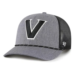 Sombrero ajustable de cuerda de carbono Vanderbilt Commodores gris para hombre-'47 - Imagen 1 de 4