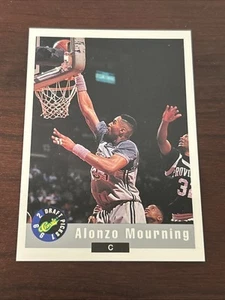 1992 Classic Draft Picks The National Promo Card - Alonzo Mourning #12 Rookie RC - Picture 1 of 2