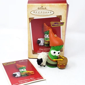 Hallmark Keepsake Veggie Tales Ornamento Baterista Niño Junior Espárragos - Imagen 1 de 13