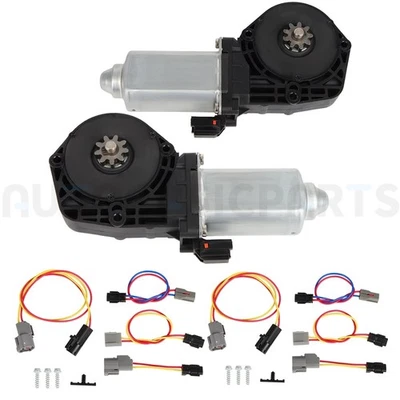 For 1995-2001 Ford Explorer Front Driver & Passenger Window Regulator Motors Foto 1 de 4