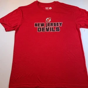 New Jersey Devils Herren L Schlafshirt rot NHL Fan Lounge Tee Concepts Sport - Bild 1 von 4