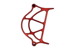 PPS RACING Billet Aluminum Sprocket Cover Chain Guard For CRF110 CRF110F RED - Foto 1 di 4