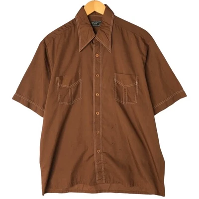 Camisa box vintage años 70 JCPenney manga corta talla L hombre talla L Foto 1 de 4