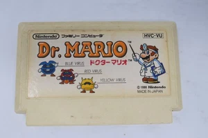 Dr Mario Famicom NES Japan Region Locked - Picture 1 of 2