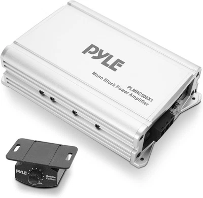 Pyle Mono-Block Audio Amplifier System - Class D Compact Car Amp, Weather...  - Image 1 of 4