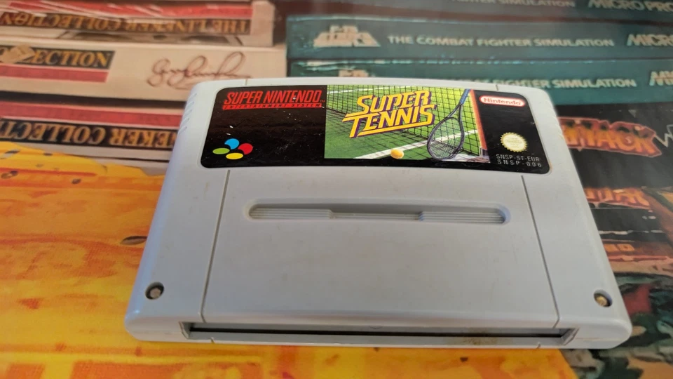 Super Tennis (1991) Super Nintendo SNES (Cartridge) works classic 16bit SNSP-006 - Bild 1 von 1