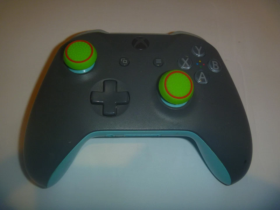 Official Microsoft Xbox One Wireless Controller Grey/Blue With New Grip 1708 - Image 1 of 1