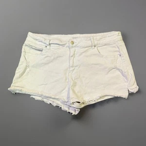 Time And Tru Damenshorts Größe 18 hoher Bund Demin abgeschnittene Taschen 13 Zoll Länge - Bild 1 von 8