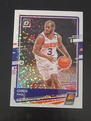 Panini Donruss Optic 2020 exclusivo en línea White Sparkle Prizm Chris Paul #100 Foto 1 de 3