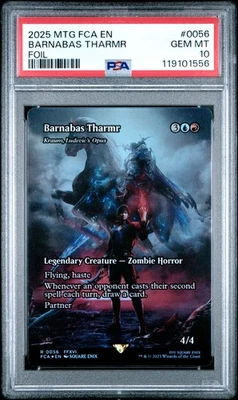 PSA 10 Gem Mint - Barnabas Tharmr - Kraum, Ludevic's Opus Showcase Foil - FCA - Image 1 of 2