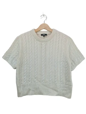 C&A Jersey de manga corta Mujeres Jersey Talla EU 36 blanco look casual - Imagen 1 de 4