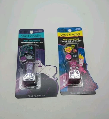 Wet N Wild Disney Villains Pick Your Vice Plumping Lip Gloss Ursula Evil Queen - Image 1 of 4
