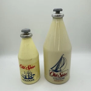 Vintage Old Spice Cologne 4,25 oz Mens Splash 1993 Shulton Plus 2-1/8oz 1970’s? - Bild 1 von 13