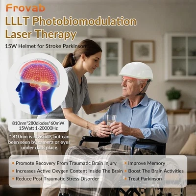 810nm Gehirn Photobiomodulation Helm Hirnstimulation Lichttherapiegerät 15W - Bild 1 von 4