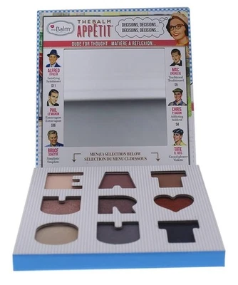 theBalm Appetit Eyeshadow Palette – 9-Color Set – NEW & SEALED – Talc-Free Shimm - Image 1 of 3