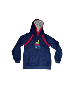 Walt Disney World Youth Size XL Hoodie Pullover Blue Back Logo Pluto  - Picture 1 of 5