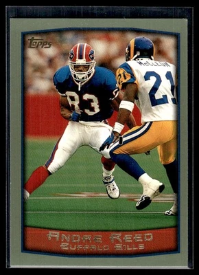 1999 Topps Andre Reed Buffalo Bills #307 - Image 1 of 2