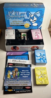 Killer Bunnies Blue Starter Deck plus Extra Yellow Booster Deck Playroom 2002 - Image 1 of 4