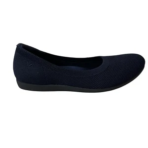 Vivaia Round Toe Claire Flats Size 39.5 Navy Blue Comfort Flexible Lightweight - Picture 1 of 8