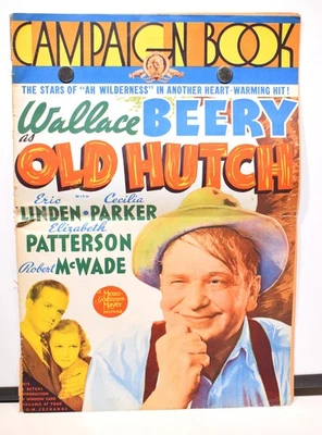 Libro de prensa Old Hutch 1936 Wallace Berry Foto 1 de 3