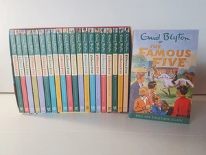 Enid Blyton Set of the Famous Five 21 Books in Box Ages 9-14 Paperbacks - Picture 1 of 9
