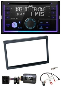 JVC Lenkrad USB 2DIN DAB Bluetooth CD Autoradio für Citroen C3 C2 Berlingo schwa - Bild 1 von 10