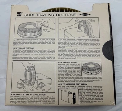 Vintage GAF Sawyer’s  Rototray 100-Slide Tray– Original Box - Image 1 of 4