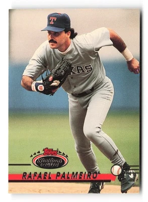 1993 Stadium Club #115 Rafael Palmeiro Texas Rangers - Image 1 of 2
